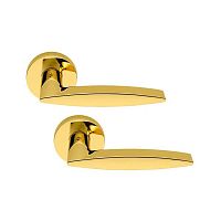 Ручки на розеті COLOMBO Gaia GR11 (CD49BZGG-CD43G) полірована латунь